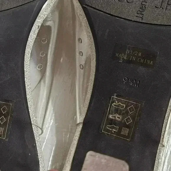 J.Renee Drisana Clear Ivory Slingback Heels w/ Pearl Detail - Picture 4 of 10